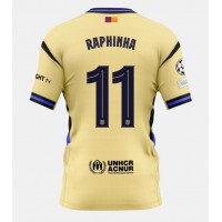 Barcelona Raphinha Belloli #11 Vonkajší futbalový dres 2025-26 Krátky Rukáv